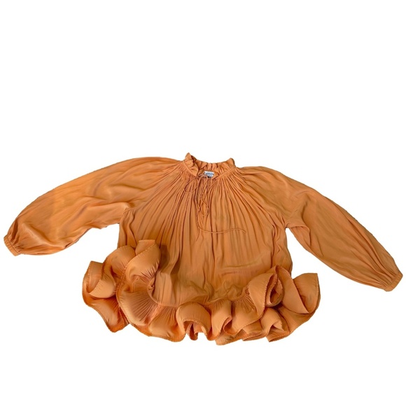 LANVIN - PARIS RUFFLED HEM TOP - Picture 3 of 12